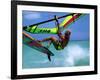 Windsurfing Jumping, Aruba, Caribbean-James Kay-Framed Photographic Print