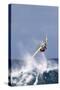 Windsurfing on the Ocean at Sunset, Maui, Hawaii, USA-Gerry Reynolds-Stretched Canvas