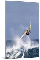 Windsurfing on the Ocean at Sunset, Maui, Hawaii, USA-Gerry Reynolds-Mounted Premium Photographic Print