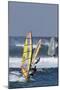 Windsurfing on the Ocean at Sunset, Maui, Hawaii, USA-Gerry Reynolds-Mounted Photographic Print