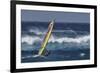 Windsurfing on the Ocean at Sunset, Maui, Hawaii, USA-Gerry Reynolds-Framed Photographic Print