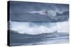 Windsurfing on the Ocean at Sunset, Maui, Hawaii, USA-Gerry Reynolds-Stretched Canvas