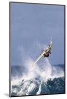 Windsurfing on the Ocean at Sunset, Maui, Hawaii, USA-Gerry Reynolds-Mounted Photographic Print