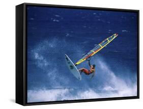 Windsurfing-null-Framed Stretched Canvas