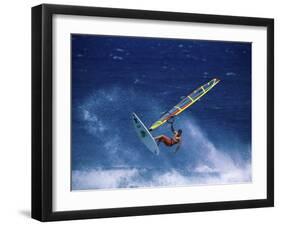 Windsurfing-null-Framed Premium Photographic Print