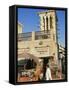 Windtower Overlooks Deira Old Souk and Spice Souk, Deira, Dubai, United Arab Emirates, Middle East-Ken Gillham-Framed Stretched Canvas