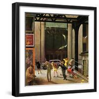 "Windy City," March 23, 1946-John Falter-Framed Giclee Print