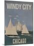 Windy City-null-Mounted Giclee Print