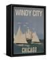 Windy City-null-Framed Stretched Canvas