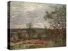 Windy Day at Veneux, 1882-Alfred Sisley-Stretched Canvas