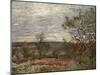 Windy Day at Veneux, 1882-Alfred Sisley-Mounted Giclee Print