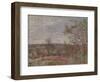 Windy Day at Veneux, 1882-Alfred Sisley-Framed Giclee Print