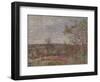 Windy Day at Veneux, 1882-Alfred Sisley-Framed Giclee Print