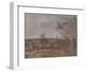 Windy Day at Veneux, 1882-Alfred Sisley-Framed Giclee Print