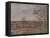 Windy Day at Veneux, 1882-Alfred Sisley-Framed Stretched Canvas