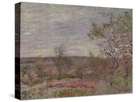 Windy Day at Veneux, 1882-Alfred Sisley-Stretched Canvas