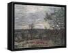 Windy Day in Vienna-Alfred Sisley-Framed Stretched Canvas