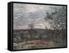 Windy Day in Vienna-Alfred Sisley-Framed Stretched Canvas