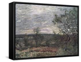 Windy Day in Vienna-Alfred Sisley-Framed Stretched Canvas