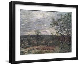 Windy Day in Vienna-Alfred Sisley-Framed Giclee Print