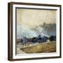 Windy Day, Paris, 1889-Childe Hassam-Framed Giclee Print