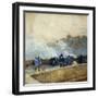 Windy Day, Paris, 1889-Childe Hassam-Framed Giclee Print