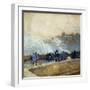 Windy Day, Paris-Childe Hassam-Framed Giclee Print