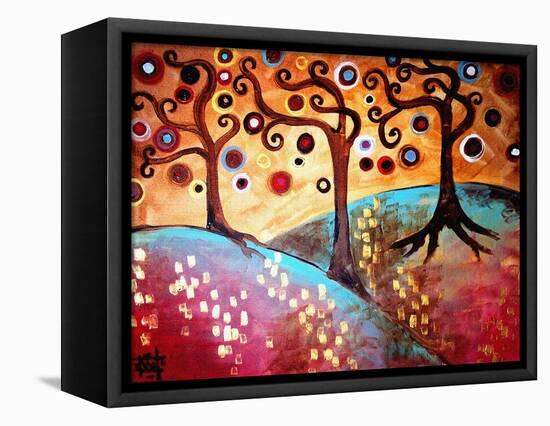 Windy Forest-Natasha Wescoat-Framed Stretched Canvas