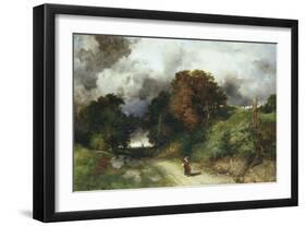 Windy Hilltop - Amagansett, L.I. 1901-Thomas Moran-Framed Giclee Print