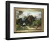 Windy Hilltop, Amagansett, Long Island, 1901-Moran-Framed Giclee Print