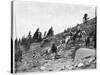 Windy Point, Pike's Peak, Colorado, Late 19th Century-John L Stoddard-Stretched Canvas