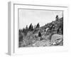 Windy Point, Pike's Peak, Colorado, Late 19th Century-John L Stoddard-Framed Giclee Print