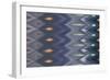 Windy Rug Pattern in Blues-null-Framed Giclee Print