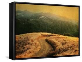 Windy Trail on Hill-Robert Cattan-Framed Stretched Canvas