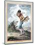 Windy Weather, 1808-James Gillray-Mounted Giclee Print