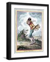 Windy Weather, 1808-James Gillray-Framed Giclee Print