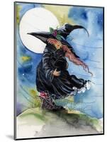 Windy Witch Halloween-sylvia pimental-Mounted Art Print