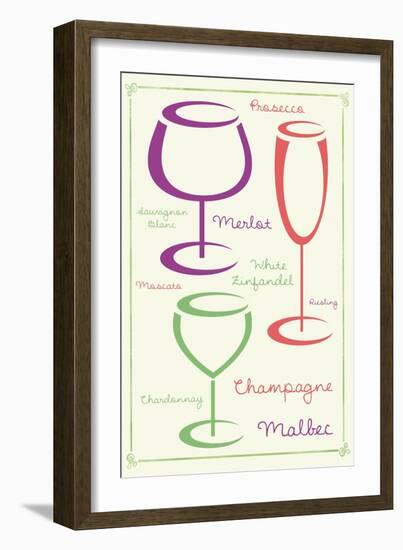 Wine 2 C-Lauren Gibbons-Framed Art Print