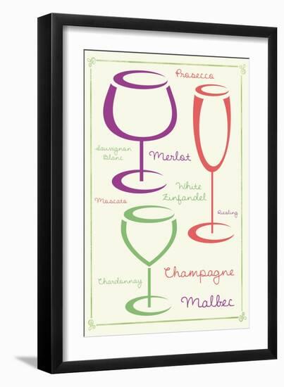 Wine 2 C-Lauren Gibbons-Framed Art Print