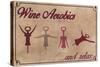 Wine Aerobics-Lantern Press-Stretched Canvas