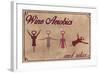 Wine Aerobics-Lantern Press-Framed Art Print