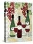 Wine and Bottles-Bee Sturgis-Stretched Canvas