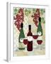 Wine and Bottles-Bee Sturgis-Framed Art Print