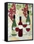 Wine and Bottles-Bee Sturgis-Framed Stretched Canvas