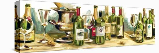 Wine and Champagne Panel-Heather A. French-Roussia-Stretched Canvas