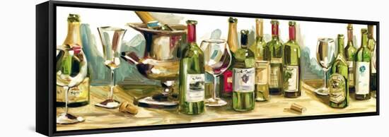 Wine and Champagne Panel-Heather A. French-Roussia-Framed Stretched Canvas