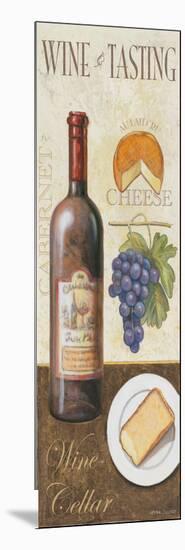 Wine and Cheese 1-John Zaccheo-Mounted Giclee Print