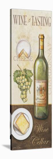 Wine and Cheese 2-John Zaccheo-Stretched Canvas