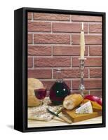 Wine and Cheese Evening-null-Framed Stretched Canvas