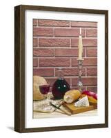 Wine and Cheese Evening-null-Framed Photographic Print